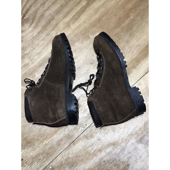 Dexter Vintage Hiking Boots Made In USA  Brown Lace Soles Adult 8.5 - Picture 8 of 9